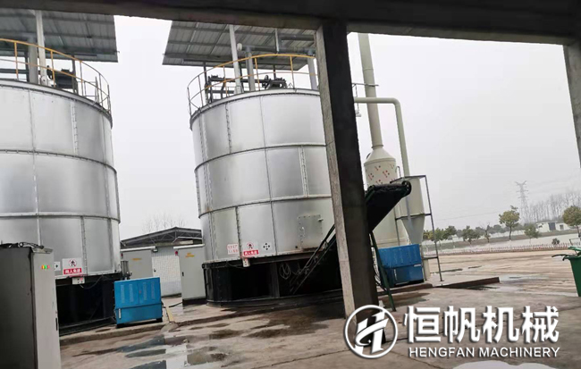 安徽年產兩萬噸粉狀線有機肥設備使用現(xiàn)場(圖1) 安徽六安年產兩萬噸有機肥粉狀線